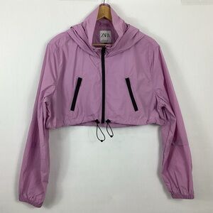 Zara Cropped Windbreaker Size XL